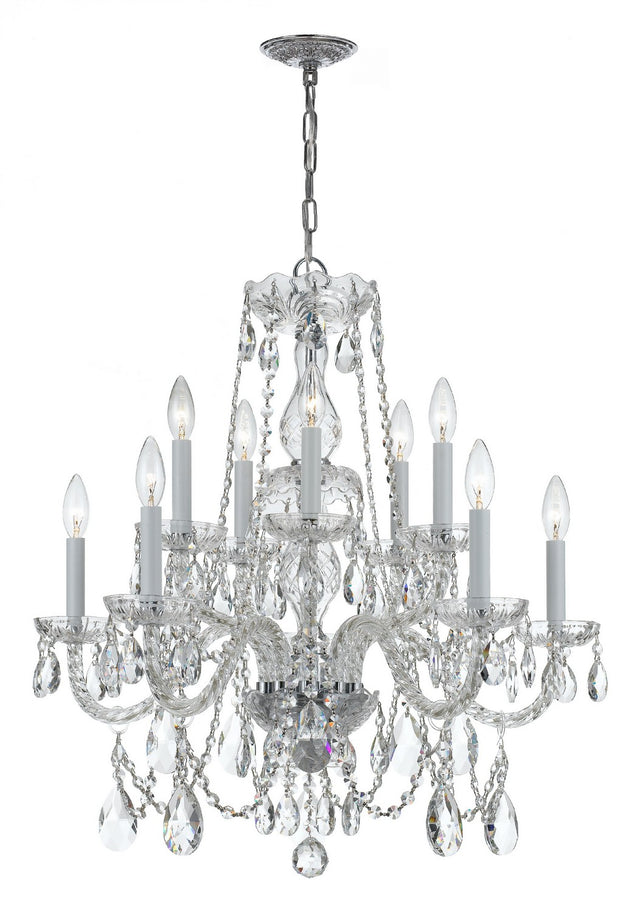 Traditional Crystal Outdoor (Damp) Chandelier by Crystorama