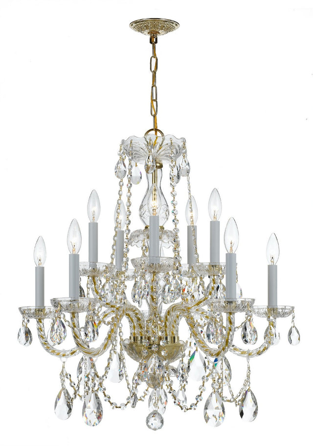 Traditional Crystal Outdoor (Damp) Chandelier by Crystorama