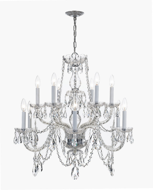 Traditional Crystal Outdoor (Damp) Chandelier by Crystorama