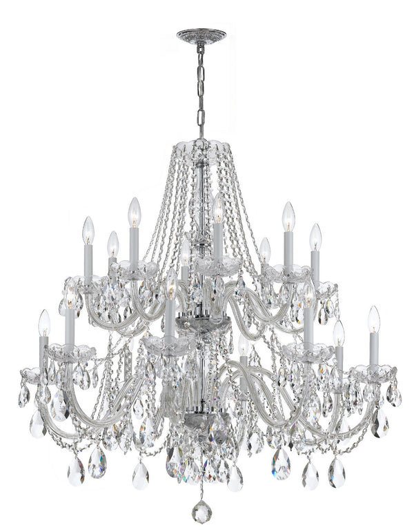 Traditional Crystal Outdoor (Damp) Chandelier by Crystorama