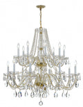 Traditional Crystal Outdoor (Damp) Chandelier by Crystorama