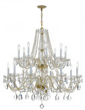 Traditional Crystal Outdoor (Damp) Chandelier by Crystorama