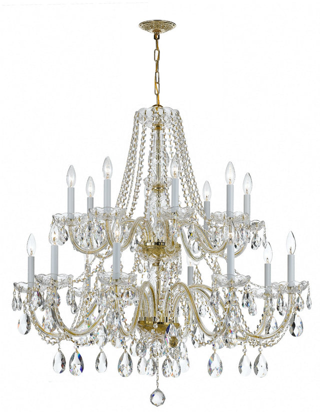 Traditional Crystal Outdoor (Damp) Chandelier by Crystorama