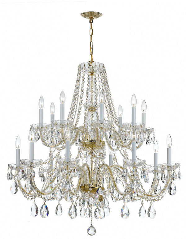 Traditional Crystal Outdoor (Damp) Chandelier by Crystorama
