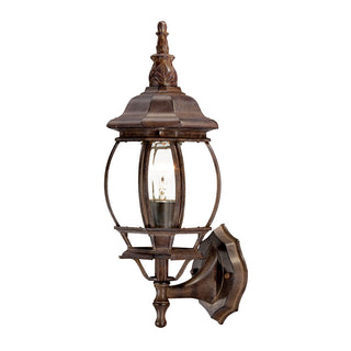 Buy burled-walnut-with-clear-glass-and-clear-shade Chateau Wall Lantern by Acclaim Lighting