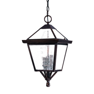 Buy architectural-bronze-with-clear-glass-and-clear-seedy-shade Bay Street Hanging Lanterns by Acclaim Lighting