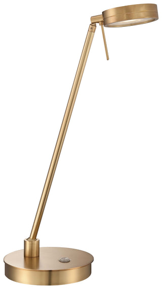 Buy honey-gold-with-honey-gold-glass-and-white-shade George's Reading Room Lamp by George Kovacs