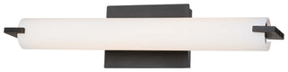 Buy dark-restoration-bronze-with-etched-white-glass-and-opal-shade Tube Vanity by George Kovacs