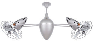Buy brushed-nickel-finish-with-brushed-nickel-blades Ar Ruthiane Ceiling Fan by Matthews Fan Company