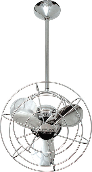 Buy polished-chrome-finish-with-polished-chrome-blades Bianca Direcional Ceiling Fan by Matthews Fan Company