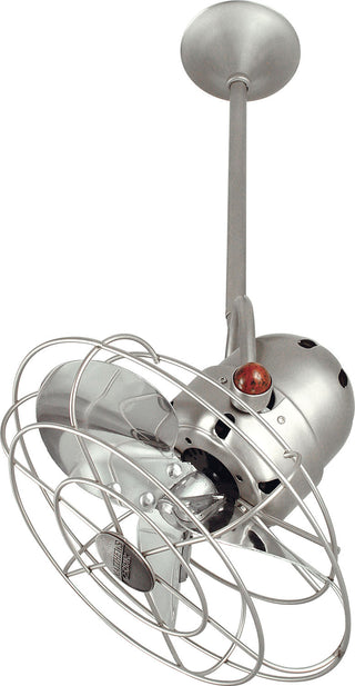 Buy brushed-nickel-finish-with-metal-blade-blades 3-Blades Bianca Direcional Matthews Fan Company by Matthews Fan Company