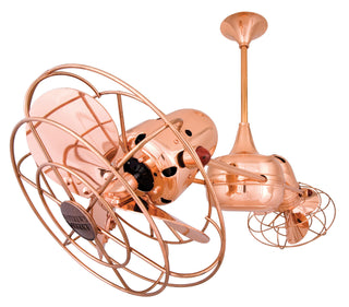 Buy polished-copper-finish-with-polished-copper-blades Duplo-Dinamico Ceiling Fan by Matthews Fan Company