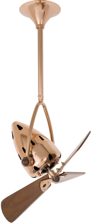Buy polished-copper-finish-with-mahogany-tone-blades Jarold Direcional Ceiling Fan by Matthews Fan Company