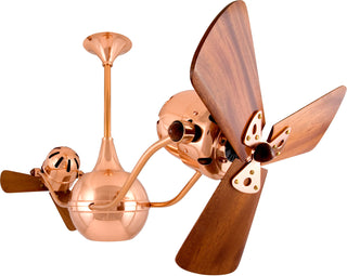 Buy polished-copper-finish-with-mahogany-tone-blades Vent-Bettina Ceiling Fan by Matthews Fan Company