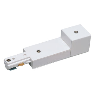 Buy white Track Syst &amp; Comp- Cir Outdoor (Damp) Live End Conduit Feed, 1 Circuit Track by Nora Lighting