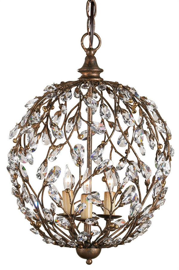 Crystal Bud Collection Chandelier by Currey and Company