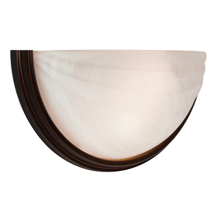 Buy oil-rubbed-bronze-with-alabaster-glass-and-white-shade Crest Sconce by Access