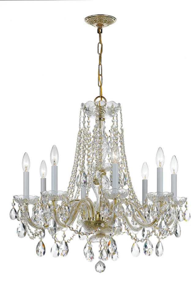 Traditional Crystal Outdoor (Damp) Chandelier by Crystorama