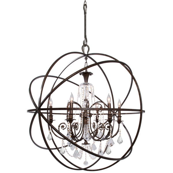 Solaris Outdoor (Damp) Chandelier by Crystorama