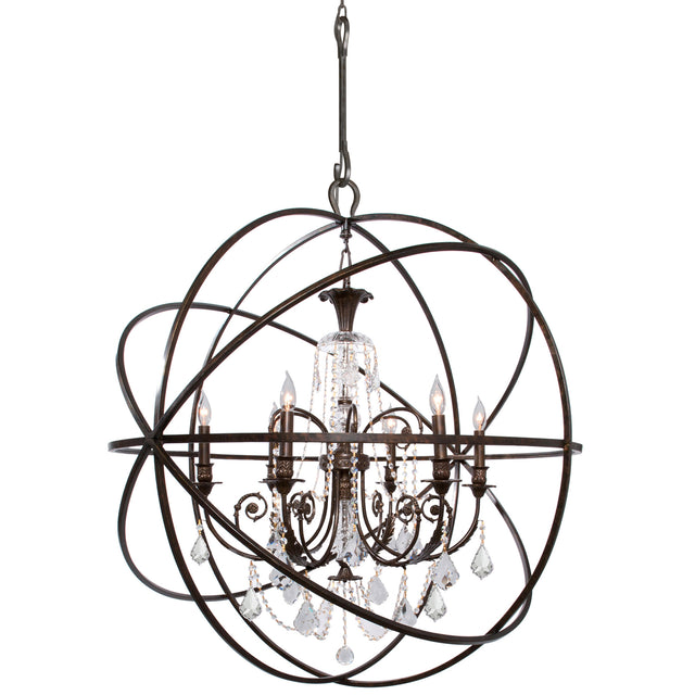 Solaris Outdoor (Damp) Chandelier by Crystorama