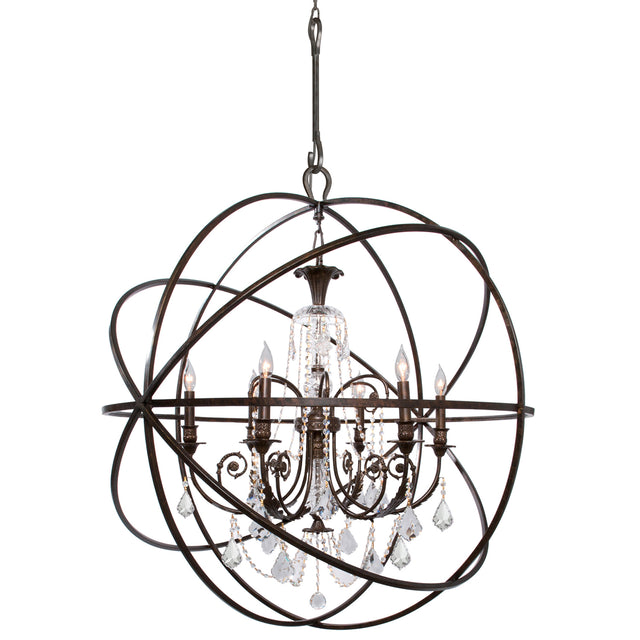 Solaris Outdoor (Damp) Chandelier by Crystorama