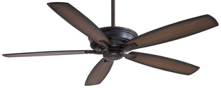 Buy kocoa-finish-with-toned-medium-maple-and-reversible-dark-maple-blades Kafé-XL Ceiling Fan by Minka Aire
