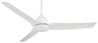 Buy flat-white-finish-with-flat-white-blades Java Outdoor (Wet) Ceiling Fan by Minka Aire