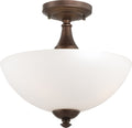 Patton Semi-Flush Mount Ceiling Light by Nuvo Lighting