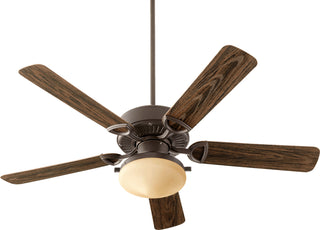 Buy oiled-bronze-finish-with-oiled-bronze-blades Estate Outdoor (Wet) Ceiling Fan with Light by Quorum