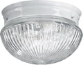 Ribbed Mushrooms Outdoor (Damp) Ceiling Mount Light by Quorum