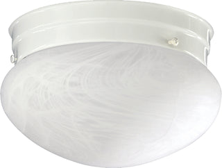 Buy white Faux Alabaster Mushrooms Outdoor (Damp) Ceiling Mount Light by Quorum