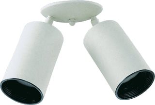 Quorum - 3128-2-6 - Two Light Ceiling Mount - 3128 Bullet Fixtures - White from Lighting & Bulbs Unlimited in Charlotte, NC