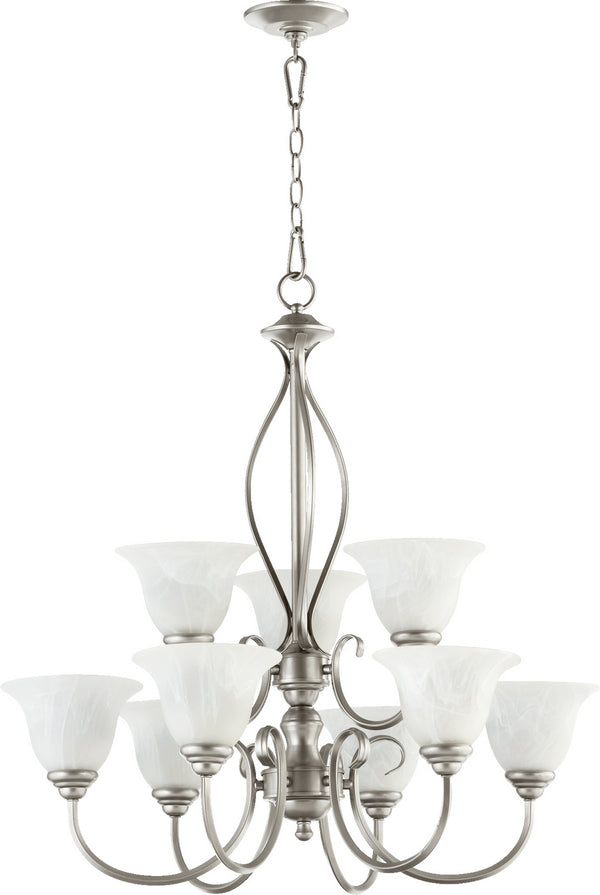 Spencer Outdoor (Damp) Chandelier by Quorum