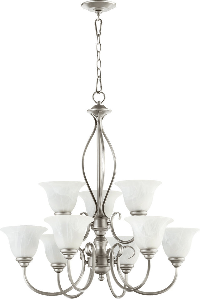 Spencer Outdoor (Damp) Chandelier by Quorum