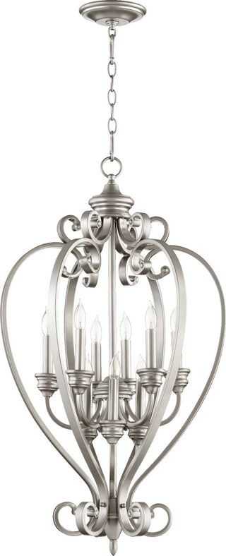 Buy classic-nickel Bryant Outdoor (Damp) Pendant by Quorum