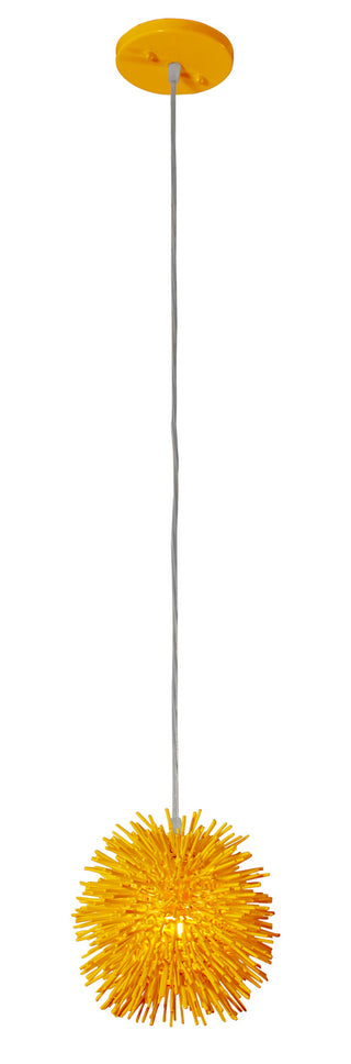 Buy un-mellow-yellow-and-yellow-shade Urchin Pendant by Varaluz