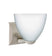 Satin Nickel with Opal Matte 5.5``x 6.325``x 6.325`` Glass and Opal Shade