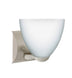 Satin Nickel with Opal Matte 5.5``x 6.325``x 6.325`` Glass and Opal Shade