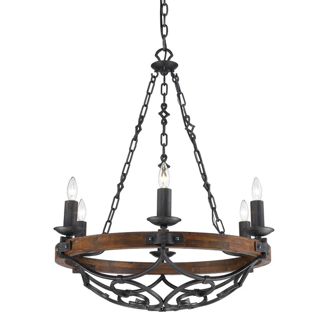 Madera Chandelier by Golden