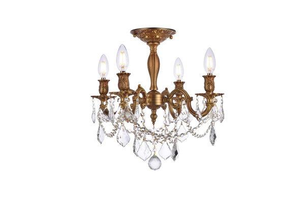 Rosalia Flush Mount Ceiling Light by Elegant Lighting