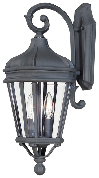 Buy sand-coal-with-clear-beveled-glass-glass-and-clear-shade Harrison Outdoor (Wet) Wall Lantern by Minka-Lavery