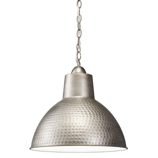Buy antique-pewter-with-metal-w-white-interior-glass-and-metal-shade Missoula Pendant by Kichler