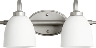 Buy classic-nickel-with-satin-opal-glass-and-white-shade Reyes Vanity by Quorum