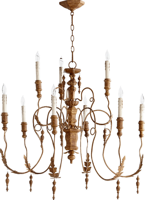 Salento Outdoor (Damp) Chandelier by Quorum