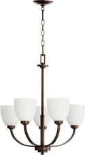 Reyes Outdoor (Damp) Chandelier by Quorum