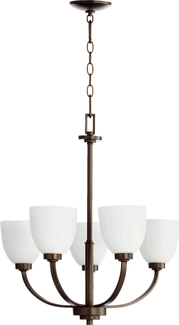 Reyes Outdoor (Damp) Chandelier by Quorum