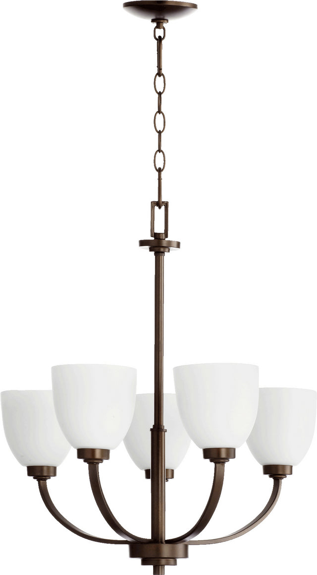 Reyes Outdoor (Damp) Chandelier by Quorum