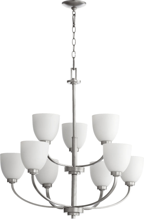 Reyes Outdoor (Damp) Chandelier by Quorum
