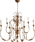 Salento Outdoor (Damp) Chandelier by Quorum