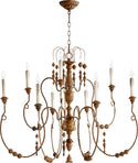 Salento Outdoor (Damp) Chandelier by Quorum